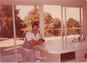 My dad, Tile Contractor