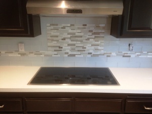 glass tile mosaic liner