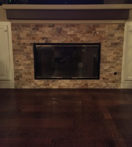 After pic of fireplace la mirada