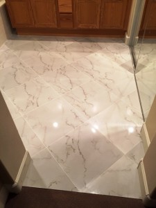 after pic of bathroom floor la mirada