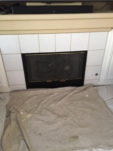 before pic fireplace la mirada