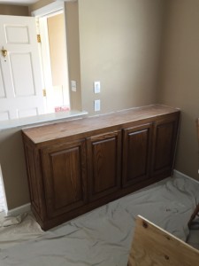 before pic of cabinet